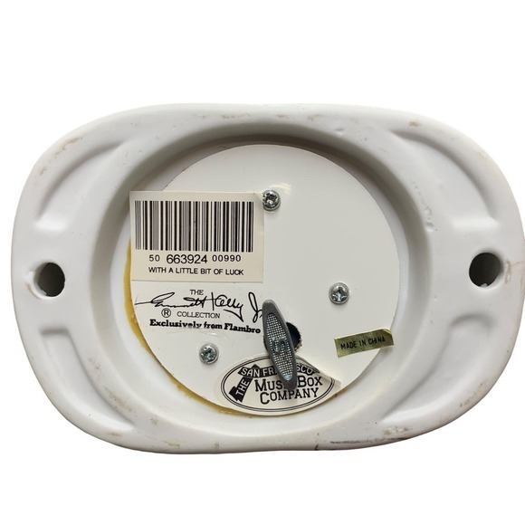 Emmett Kelly Jr. San Francisco Music Box "Fair Game"  Porcelain Figurine Clowns - Picture 4 of 4